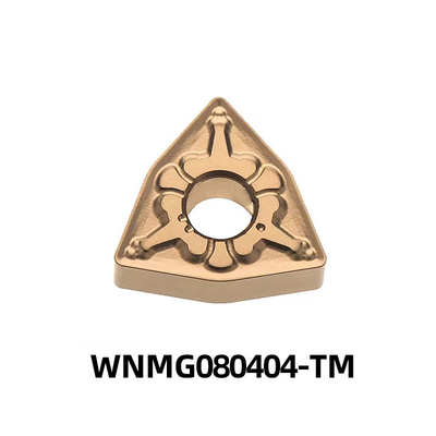 WNMG080404-TM 高温合金用非鉄材のための交換可能なインデックス可能なCNCカービッドターニング挿入器
