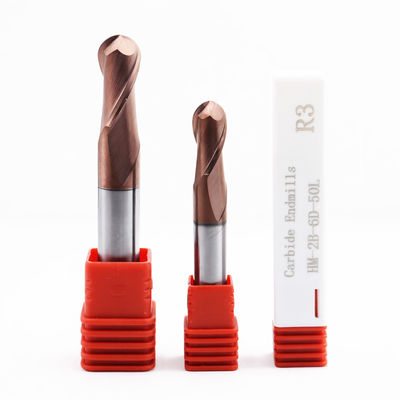 6mm Carbide Ball Nose End Mill 2 Flutes for Metal Processing