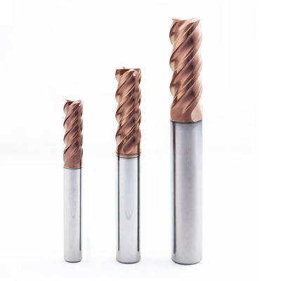 HRC60鋼用4枚刃タングステンカーバイドミーリングインサート AlTiNコーティング