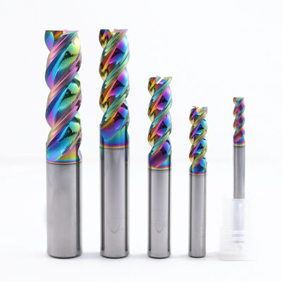 DLCコーティングされたアルミニウムCNC加工用超硬エンドミル