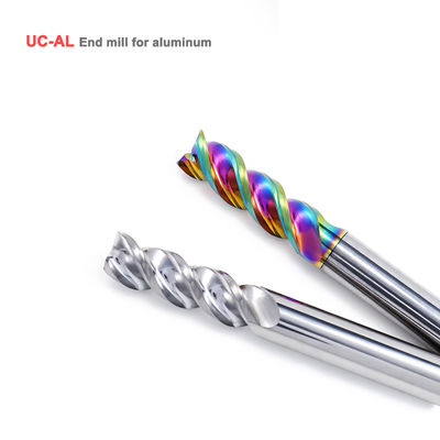 DLCコーティングされたアルミニウムCNC加工用超硬エンドミル