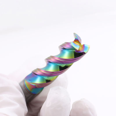 DLCコーティングされたアルミニウムCNC加工用超硬エンドミル