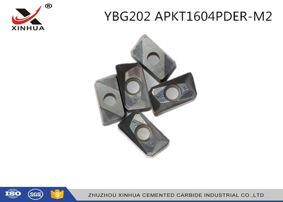 中国 YBG202 APKT1604の金属の切断のためのIndexable炭化物の挿入物の製粉の挿入物 工場